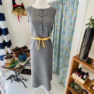 Pinkyotto sleeveless linen shift dress (size M/L)